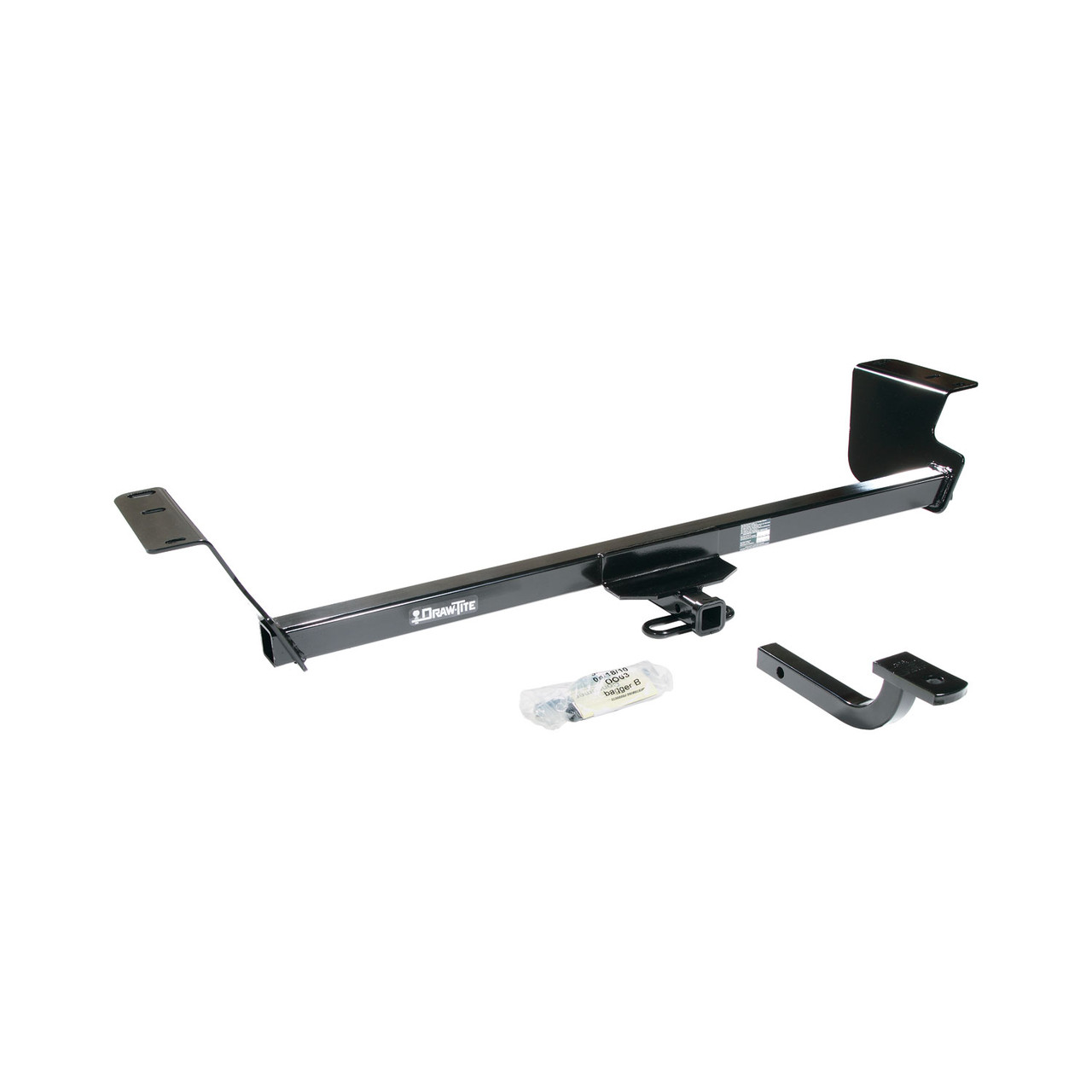 2011-2016 Chrysler Town & Country Draw-tite Class 2 Trailer Hitch, 1-1/4 Inch Square Receiver Bundle w/ Plug-n-Play T-One Wiring Harness