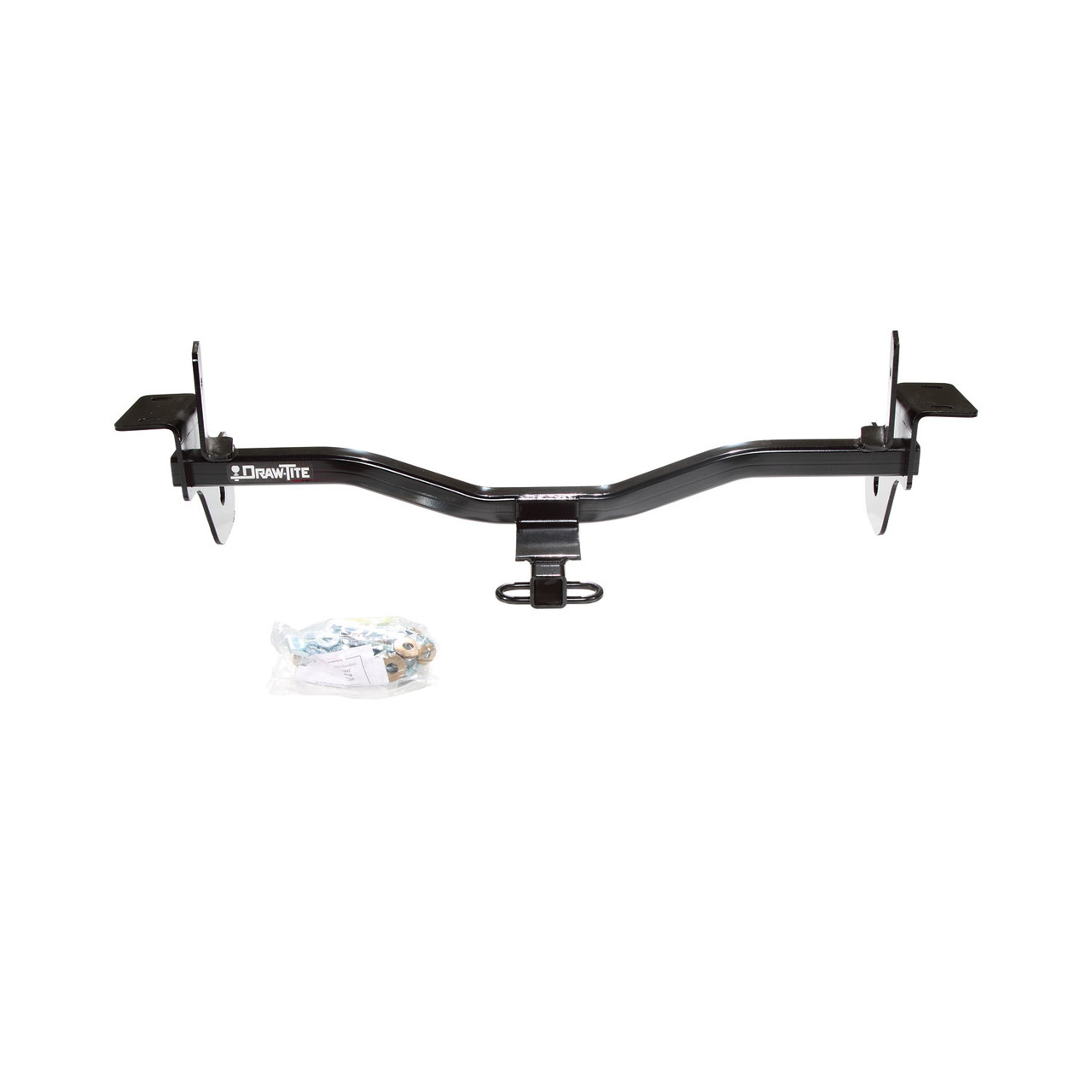 2010-2013 Mazda 3 Sedan, Except w/Grand Touring LED Taillights Draw-tite Class 1 Trailer Hitch, 1-1/4 Inch Square Receiver Bundle w/ Plug-n-Play T-One Wiring Harness