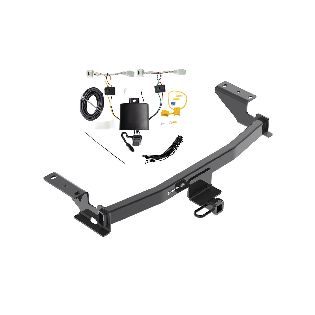2022-2024 Mazda CX-5 Except Diesel EngineDraw-Tite Class 2 Trailer Hitch, 1-1/4 Inch Square Receiver Bundle w/ Plug-n-Play T-One Wiring Harness