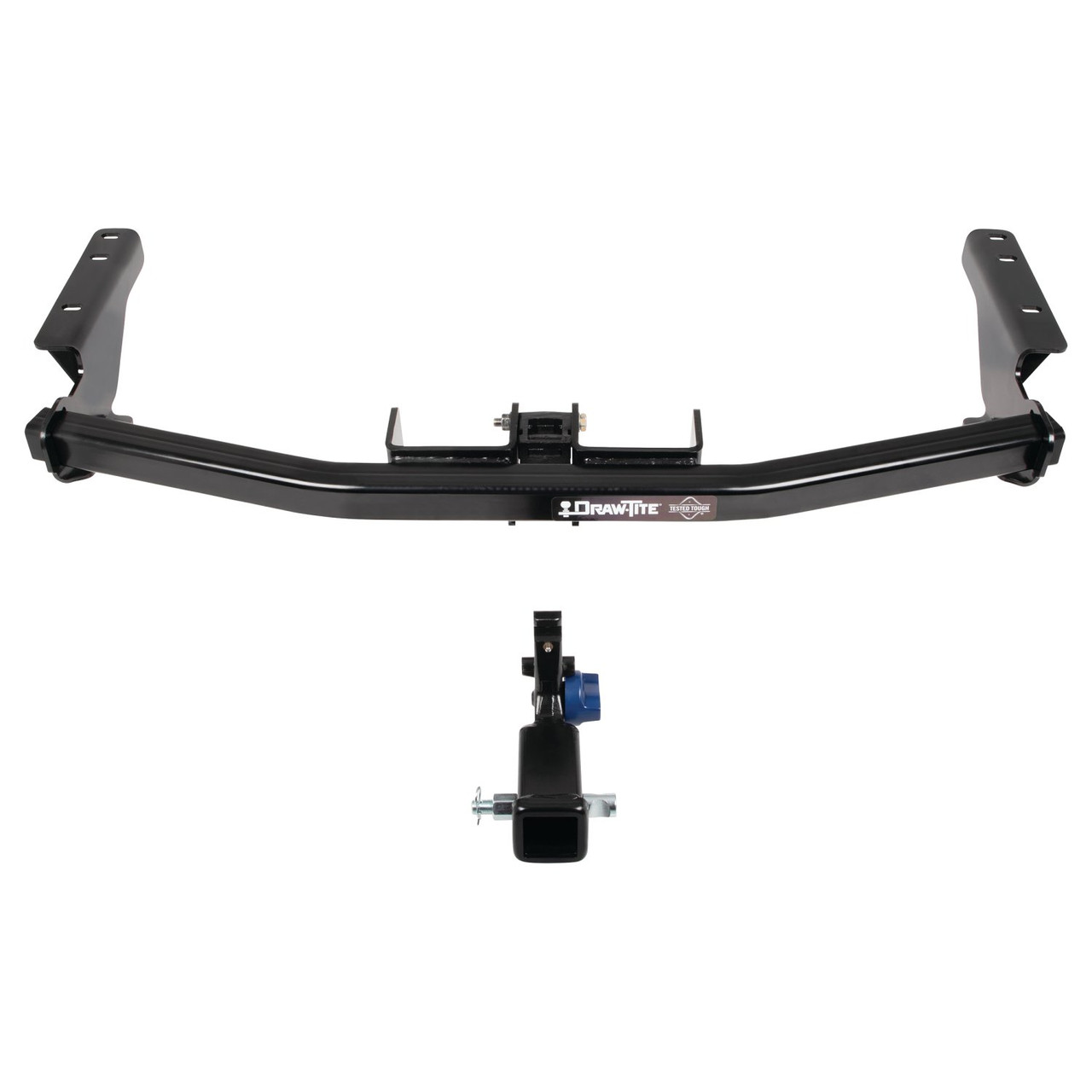 2013-2020 Nissan Pathfinder Draw-tite Hidden Hitch Completely Hidden Trailer Hitch 2 Inch Removable Receiver Bundle w/ Plug-n-Play T-One Wiring Harness