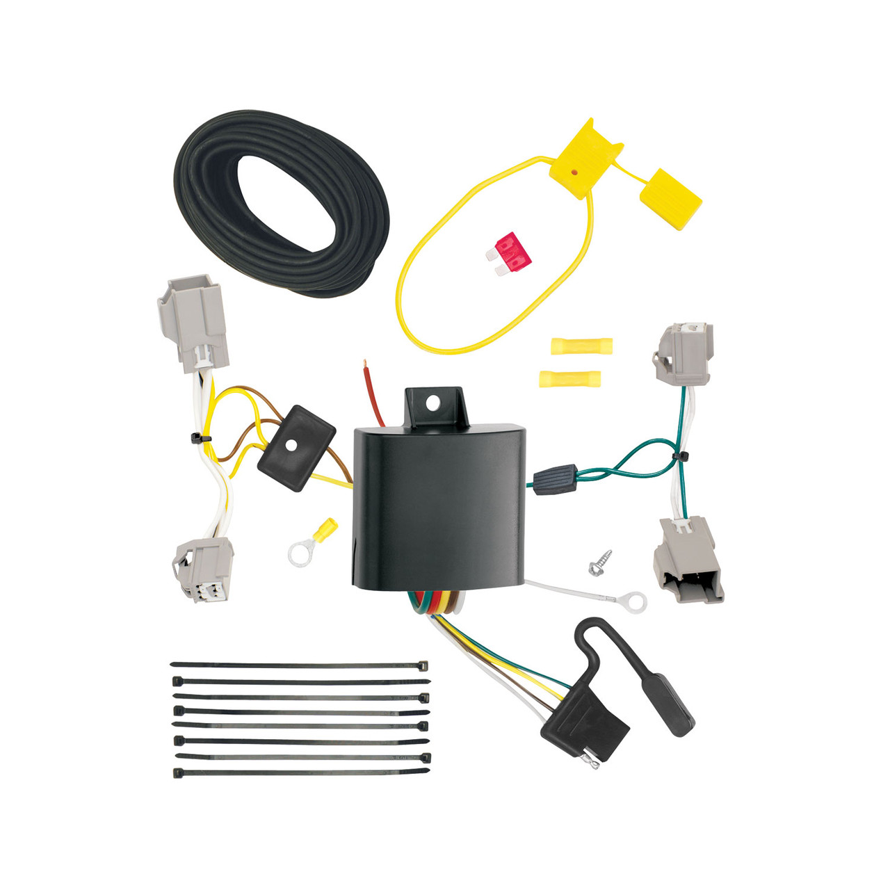 2014-2020 Chevrolet Impala Except Impala Limited Draw-tite Class 2 Trailer Hitch, 1-1/4 Inch Square Receiver Bundle w/ Plug-n-Play T-One Wiring Harness