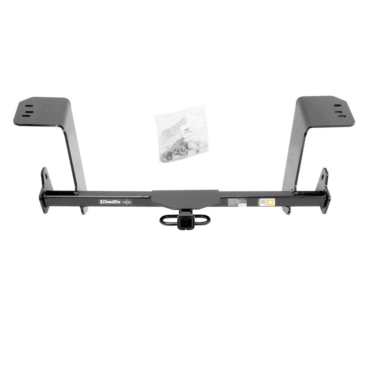2013-2018 Lexus ES350 Except Hybrid Draw-tite Class 2 Trailer Hitch, 1-1/4 Inch Square Receiver Bundle w/ Plug-n-Play T-One Wiring Harness