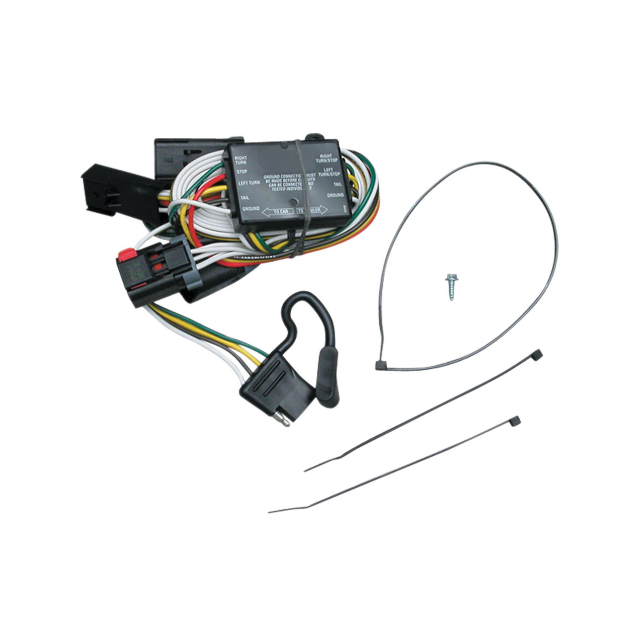 1996-2000 Plymouth Grand Voyager Draw-tite Class 3 Trailer Hitch, 2 Inch Square Receiver Bundle w/ Plug-n-Play T-One Wiring Harness