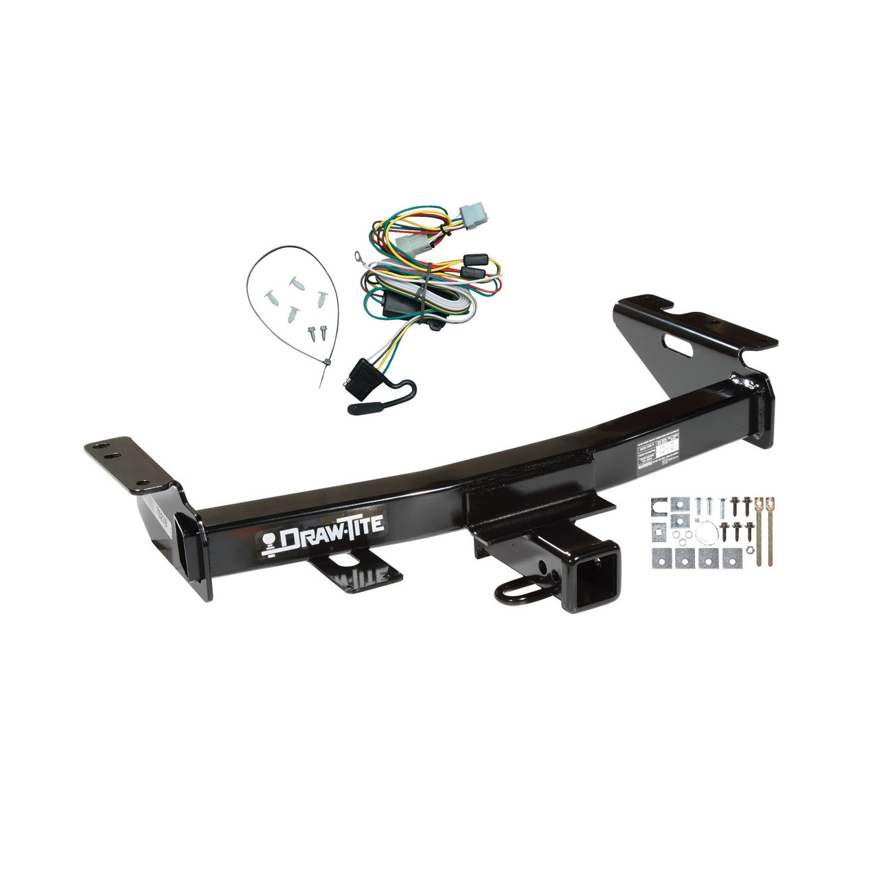 1999-2005 Pontiac Montana Draw-tite Class 3 Trailer Hitch, 2 Inch Square Receiver Bundle w/ Plug-n-Play T-One Wiring Harness