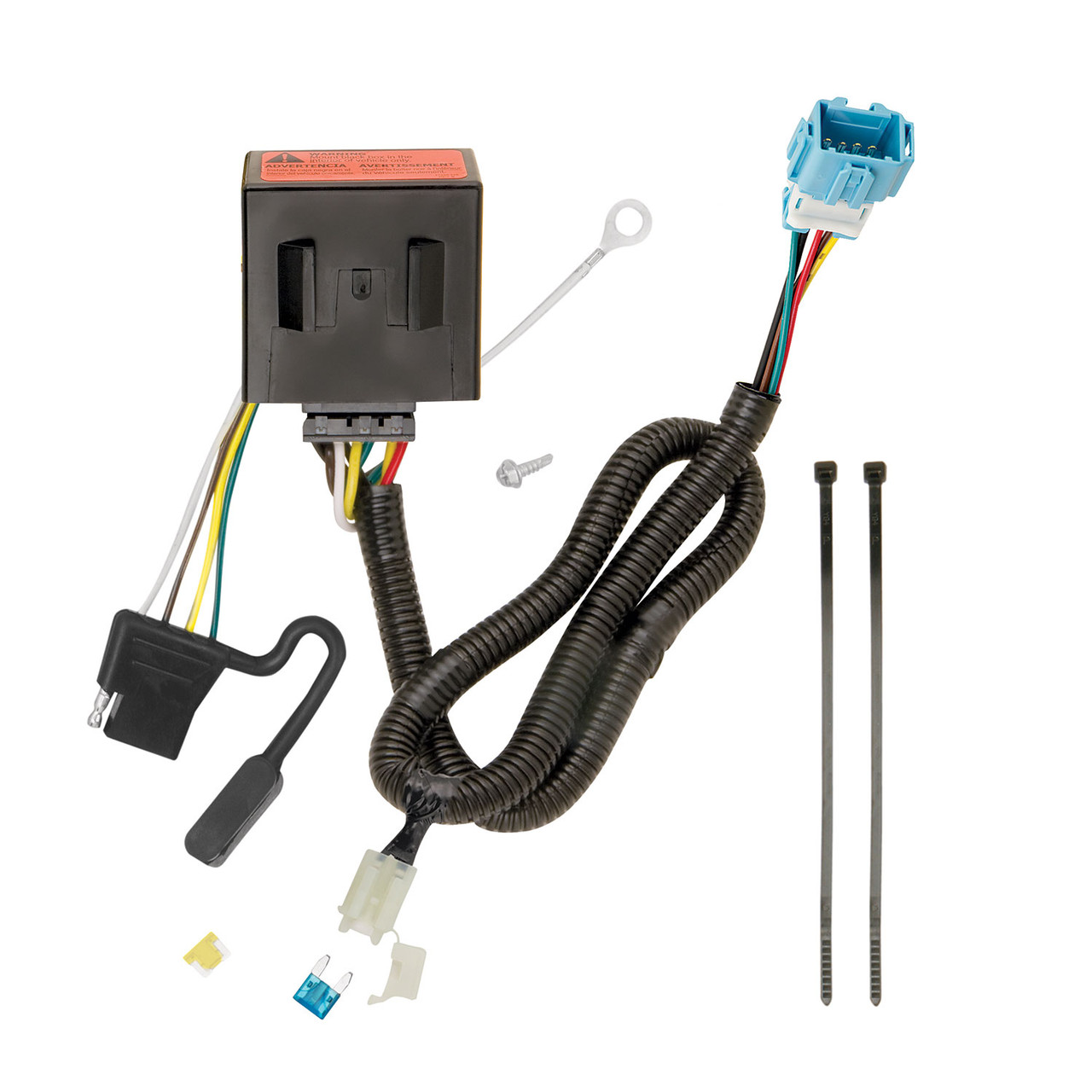 2013-2018 Acura RDX Draw-tite Class 3 Trailer Hitch, 2 Inch Square Receiver Bundle w/ Plug-n-Play T-One Wiring Harness