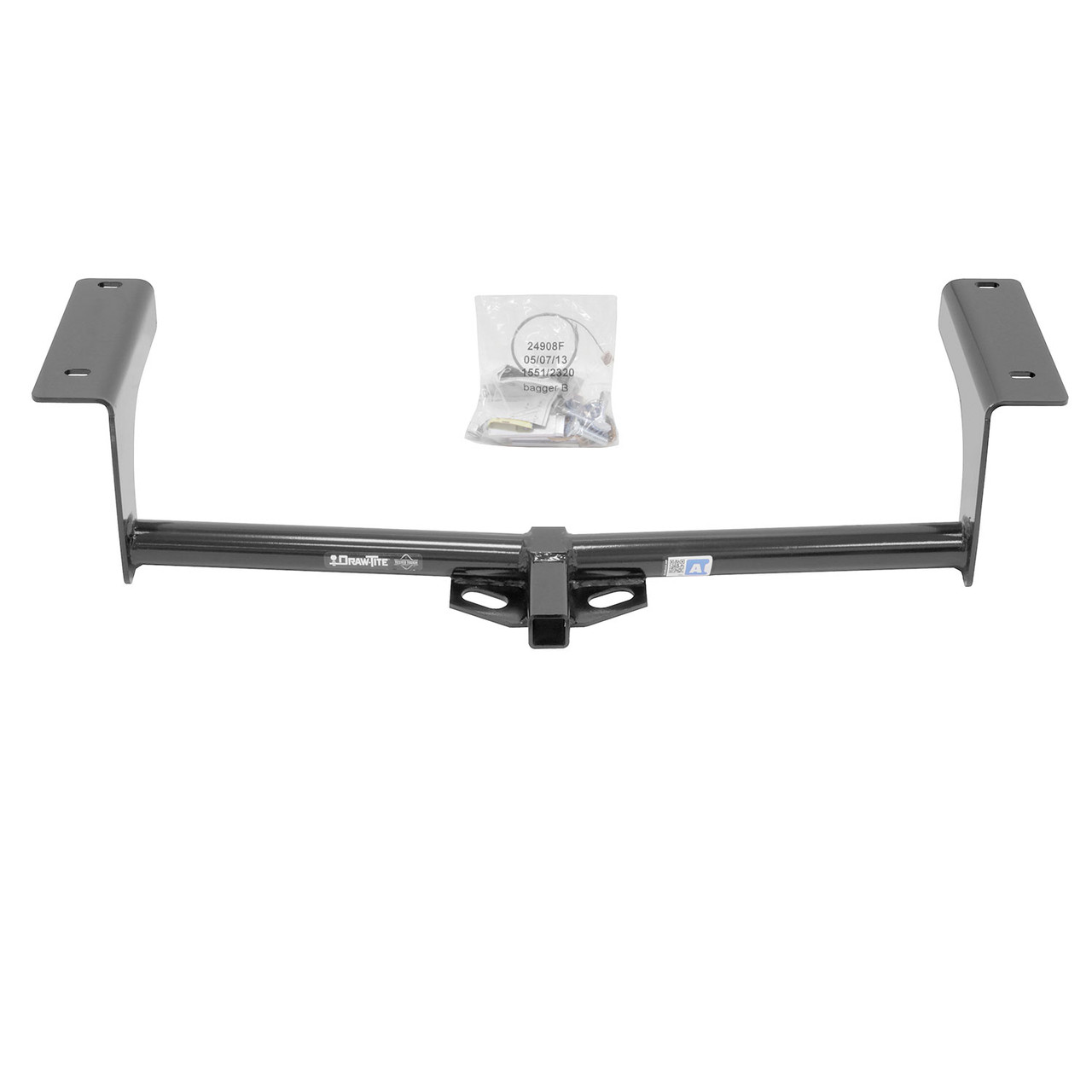 2014-2021 Mazda 6 Sedan Draw-tite Class 1 Trailer Hitch, 1-1/4 Inch Square Receiver Bundle w/ Plug-n-Play T-One Wiring Harness