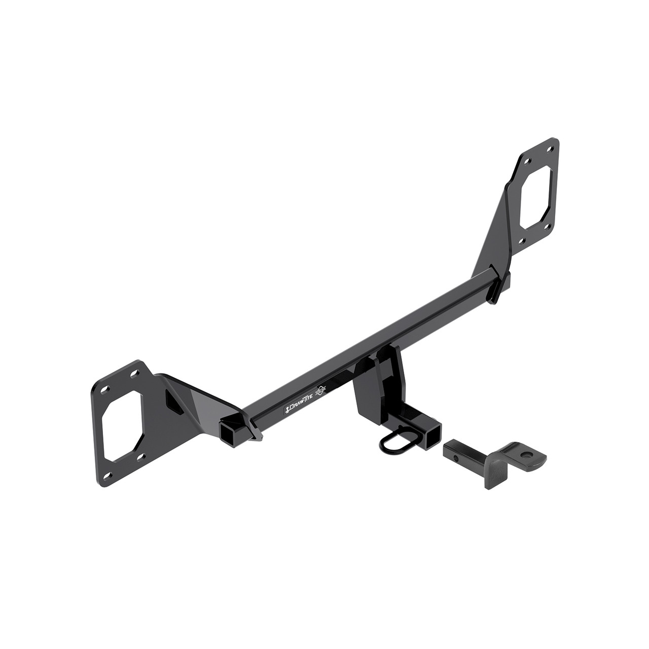 2016-2016 Honda Civic Coupe, Except Models w/Center Exhaust Draw-tite Class 1 Trailer Hitch, 1-1/4 Inch Square Receiver Bundle w/ Plug-n-Play T-One Wiring Harness
