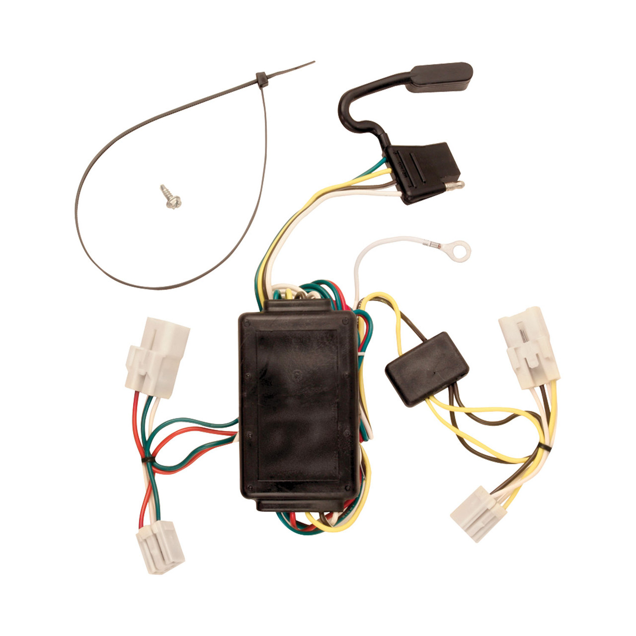 2003-2008 Toyota Matrix Draw-tite Class 1 Trailer Hitch, 1-1/4 Inch Square Receiver Bundle w/ Plug-n-Play T-One Wiring Harness