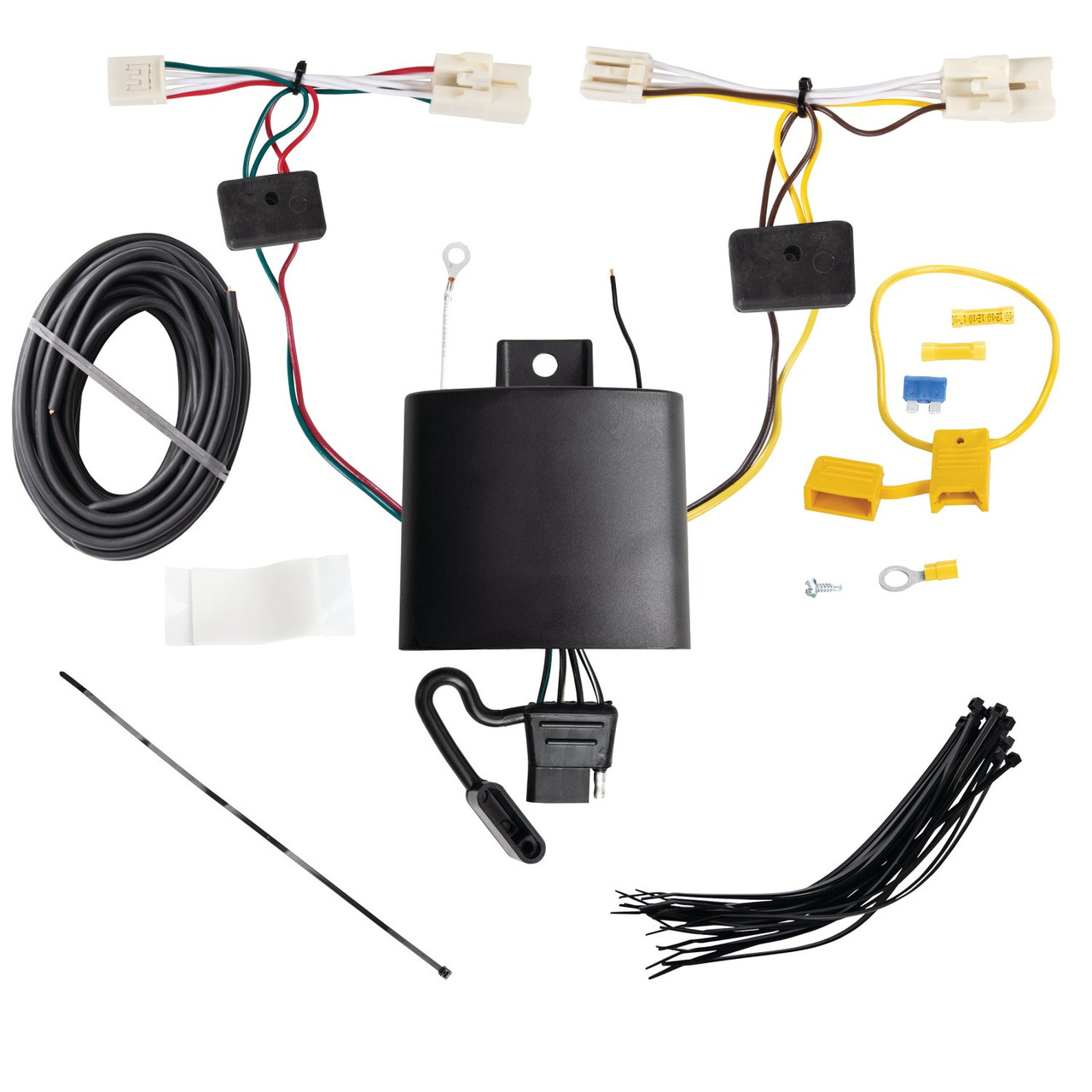 2021-2023 Hyundai Elantra Except Hybrid & N Line Draw-tite Class 1 Trailer Hitch, 1-1/4 Inch Square Receiver Bundle w/ Plug-n-Play T-One Wiring Harness