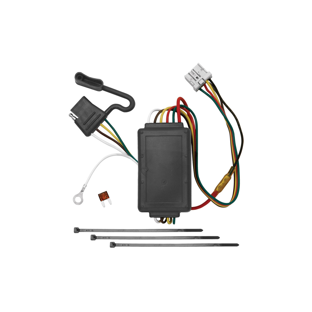 2005-2010 Honda Odyssey Draw-tite Class 3 Trailer Hitch, 2 Inch Square Receiver Bundle w/ Plug-n-Play T-One Wiring Harness