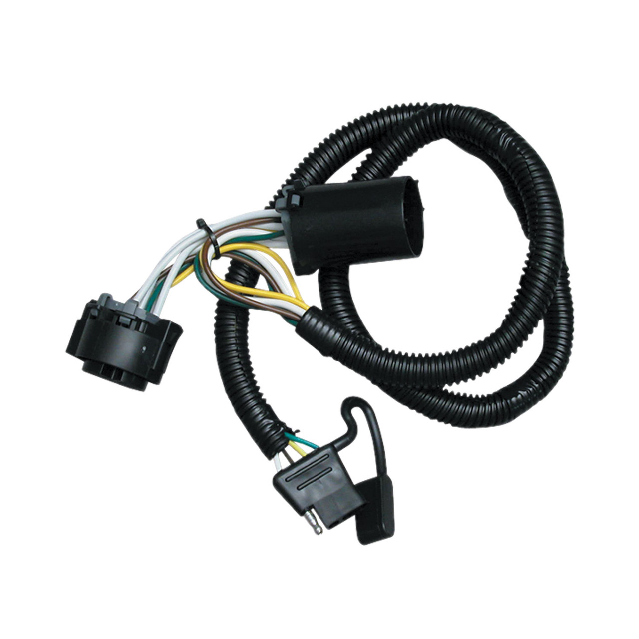 2014-2018 GMC Sierra 1500 Draw-tite Class 4 Trailer Hitch, 2 Inch Square Receiver Bundle w/ Plug-n-Play T-One Wiring Harness
