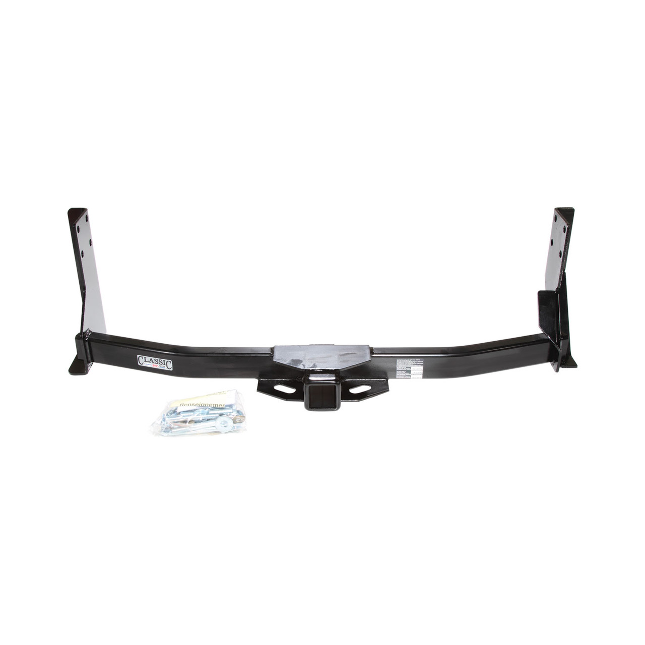2003-2006 Dodge Sprinter 2500 w/41" Wide Frames, Except 118" Wheelbase & Factory Metal Step Platform Draw-tite Class 3 Trailer Hitch, 2 Inch Square Receiver Bundle w/ Plug-n-Play T-One Wiring Harness