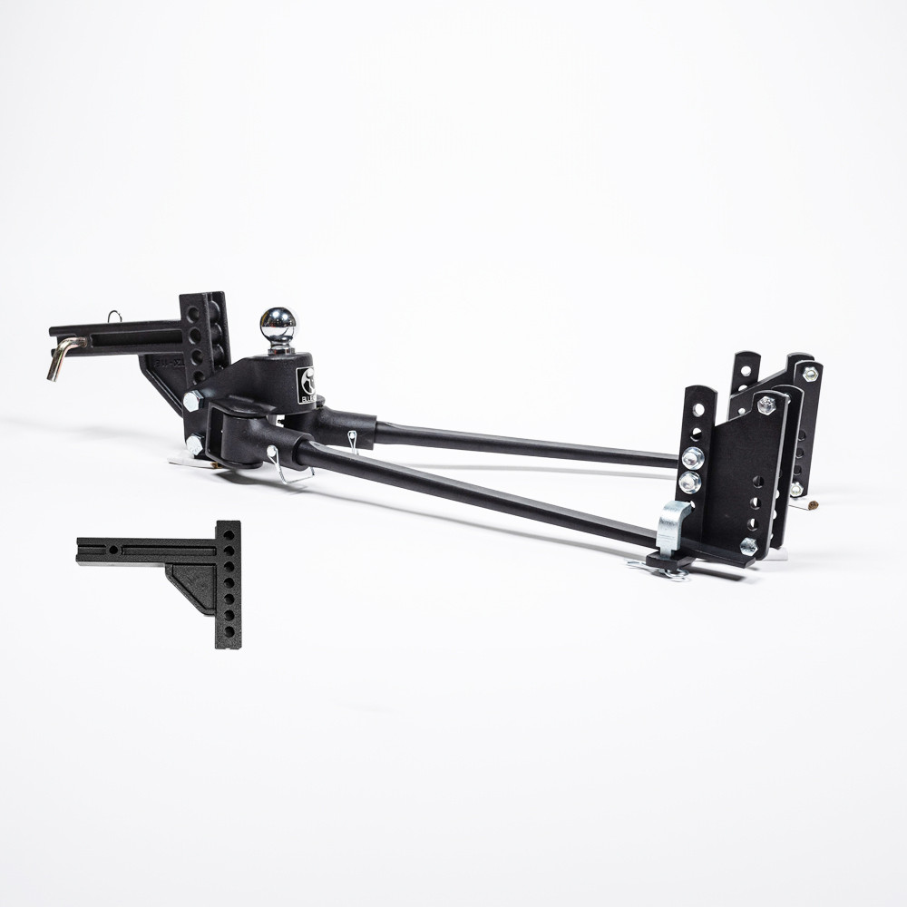 BlueOx 13k, 1k lb TW, TrackPro Weight Distribution Hitch, 2" Recievers 7 Hole Shank BXW1050