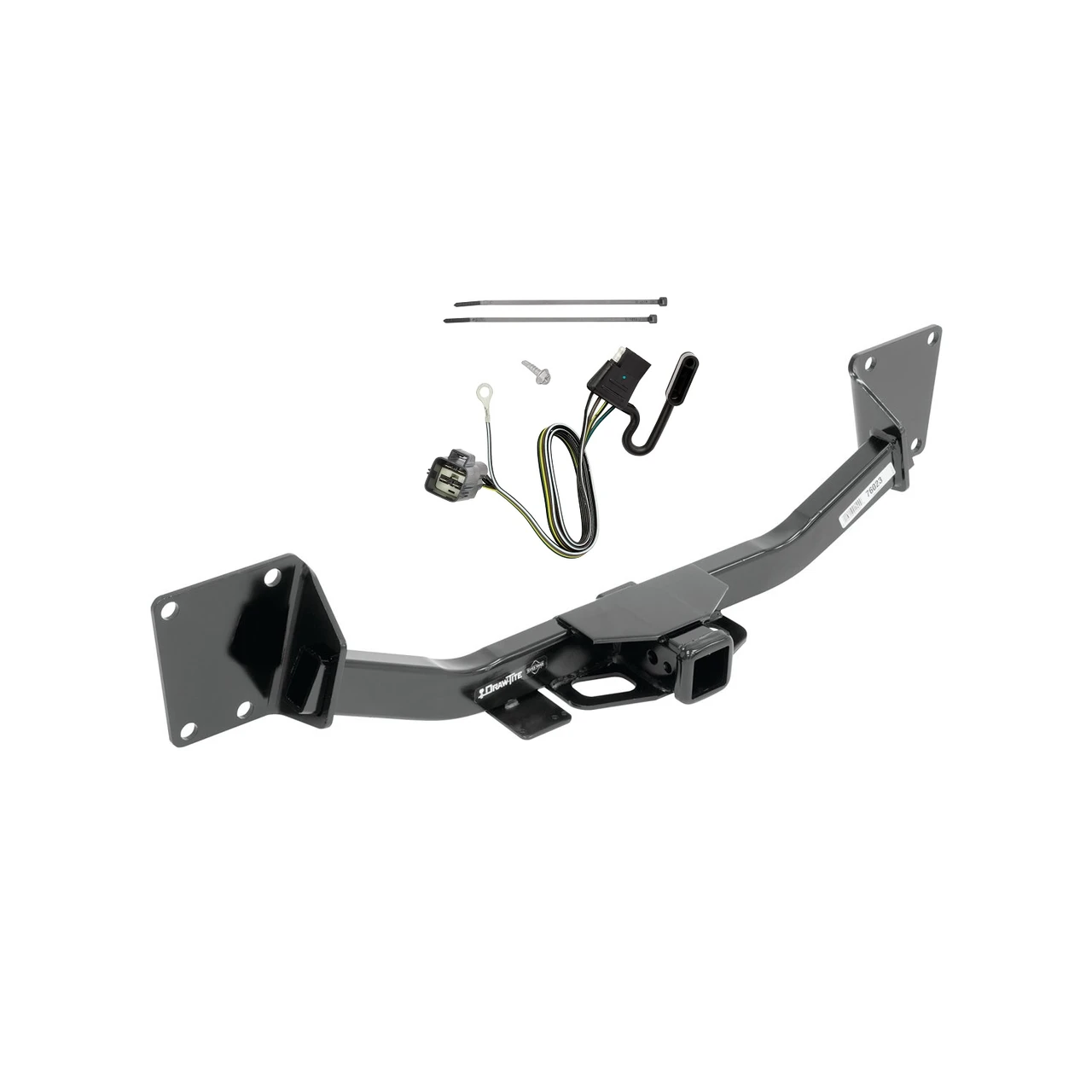2018-2020 GMC Acadia Draw-tite Class 3 Trailer Hitch, 2 Inch Square Receiver Bundle w/ Plug-n-Play T-One Wiring Harness