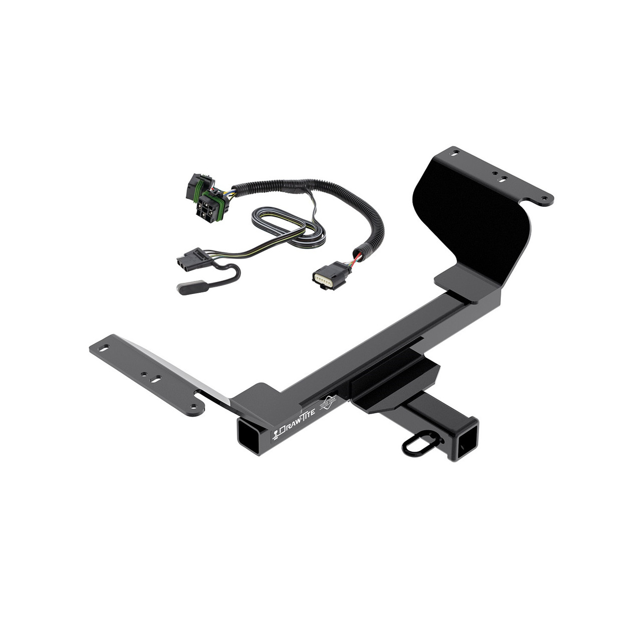 2022-2024 Chevrolet Equinox Premier, Except Models w/1.6L Diesel Engine Draw-tite Class 3 Trailer Hitch, 2 Inch Square Receiver Bundle w/ Plug-n-Play T-One Wiring Harness