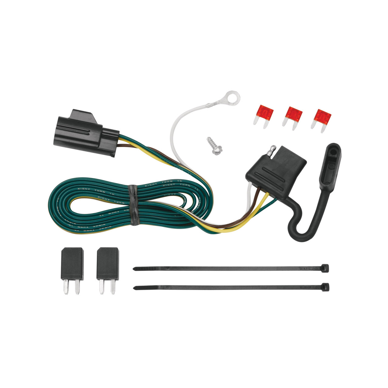 2007-2009 Pontiac Torrent Draw-tite Class 3 Trailer Hitch, 2 Inch Square Receiver Bundle w/ Plug-n-Play T-One Wiring Harness