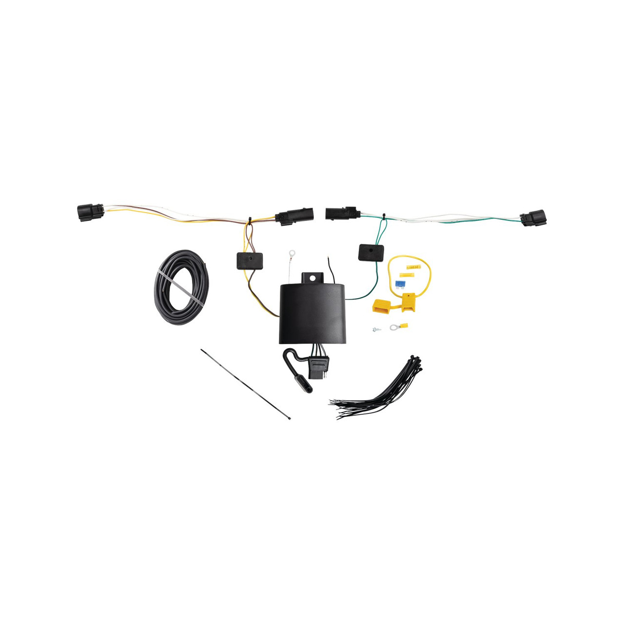 2021-2024 Chrysler Pacifica Touring PlusDraw-Tite Class 2 Trailer Hitch, 1-1/4 Inch Square Receiver Bundle w/ Plug-n-Play T-One Wiring Harness