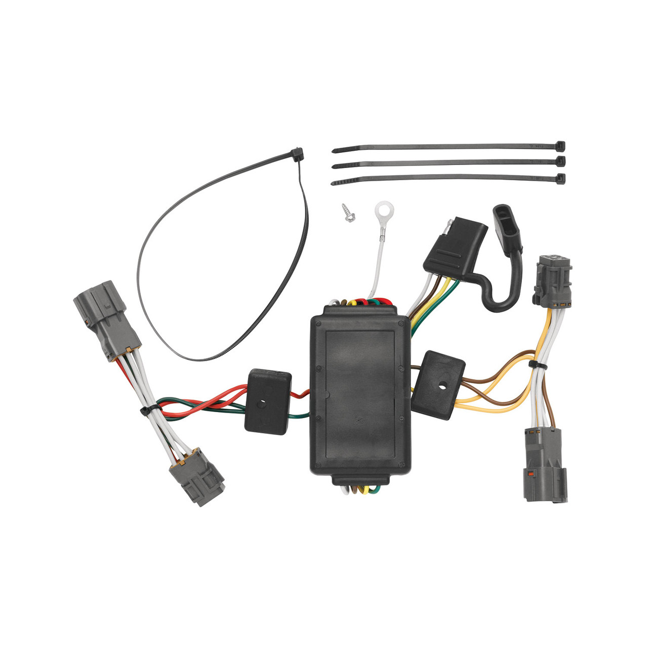 2011-2012 KIA Rondo (Canada Only) Draw-tite Class 1 Trailer Hitch, 1-1/4 Inch Square Receiver Bundle w/ Plug-n-Play T-One Wiring Harness