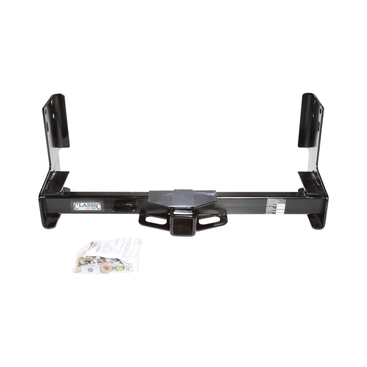 2007-2009 Dodge Sprinter 3500 Except w/Factory Step Bumper Draw-tite Class 4 Trailer Hitch, 2 Inch Square Receiver Bundle w/ Plug-n-Play T-One Wiring Harness