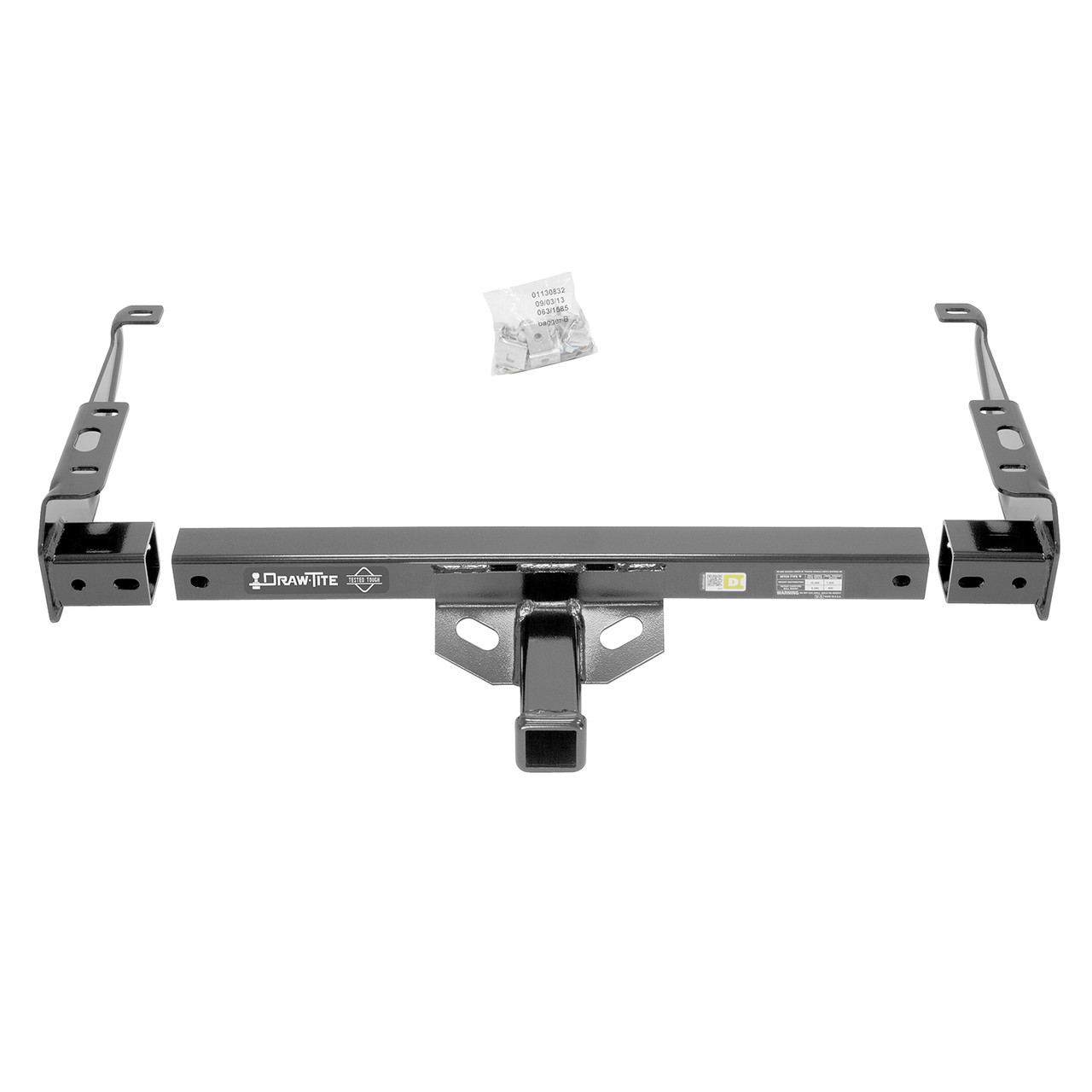 1980-1986 Ford F-250 Except w/Custom Fascia Draw-tite Class 4 Multi-Fit Trailer Hitch, 2 Inch Square Receiver Bundle w/ Plug-n-Play T-One Wiring Harness