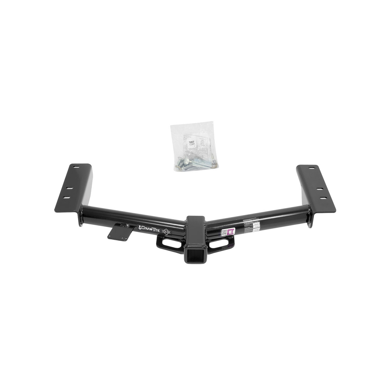2015-2023 Ford Transit-250 Except Cab & Chassis and the Cutaway Draw-tite Class 4 Trailer Hitch, 2 Inch Square Receiver Bundle w/ Plug-n-Play T-One Wiring Harness