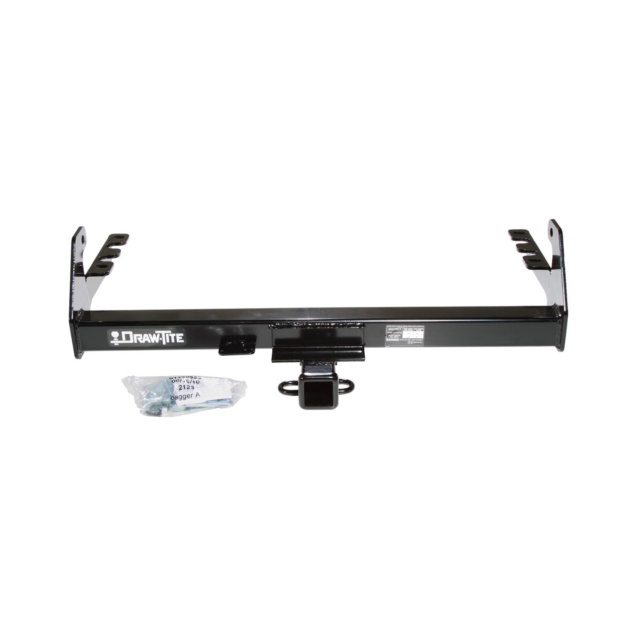 2002-2003 Dodge Dakota Draw-tite Class 3 Trailer Hitch, 2 Inch Square Receiver Bundle w/ Plug-n-Play T-One Wiring Harness 75073