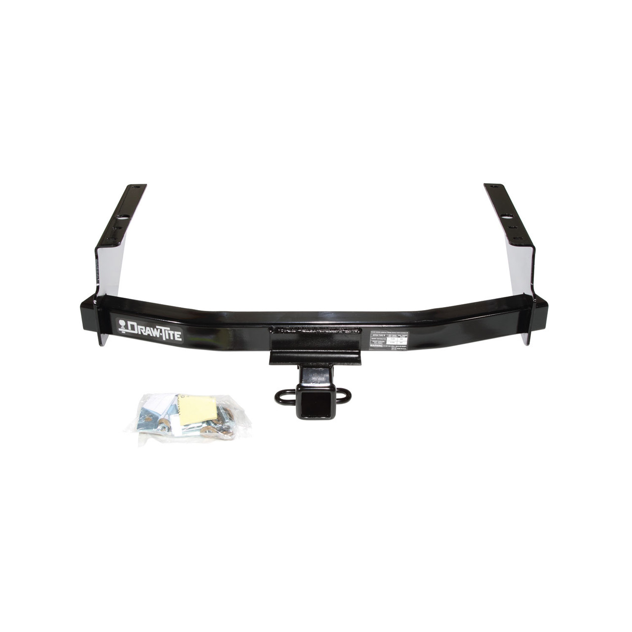2004-2004 Ford F-150 Heritage Flareside Draw-tite Class 3 Trailer Hitch, 2 Inch Square Receiver Bundle w/ Plug-n-Play T-One Wiring Harness