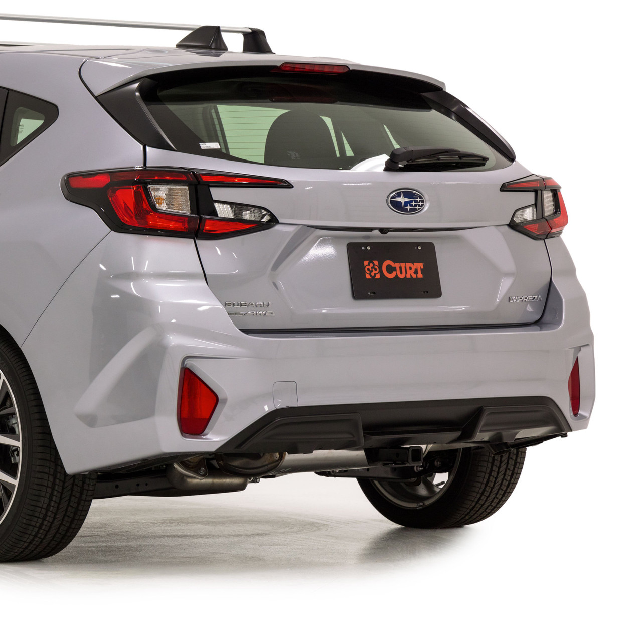 2024 - 2026 Subaru Impreza Hatchback Curt 1-1/4", Class 1 Trailer Tow Hitch + 4-flat Wiring Kit 11675