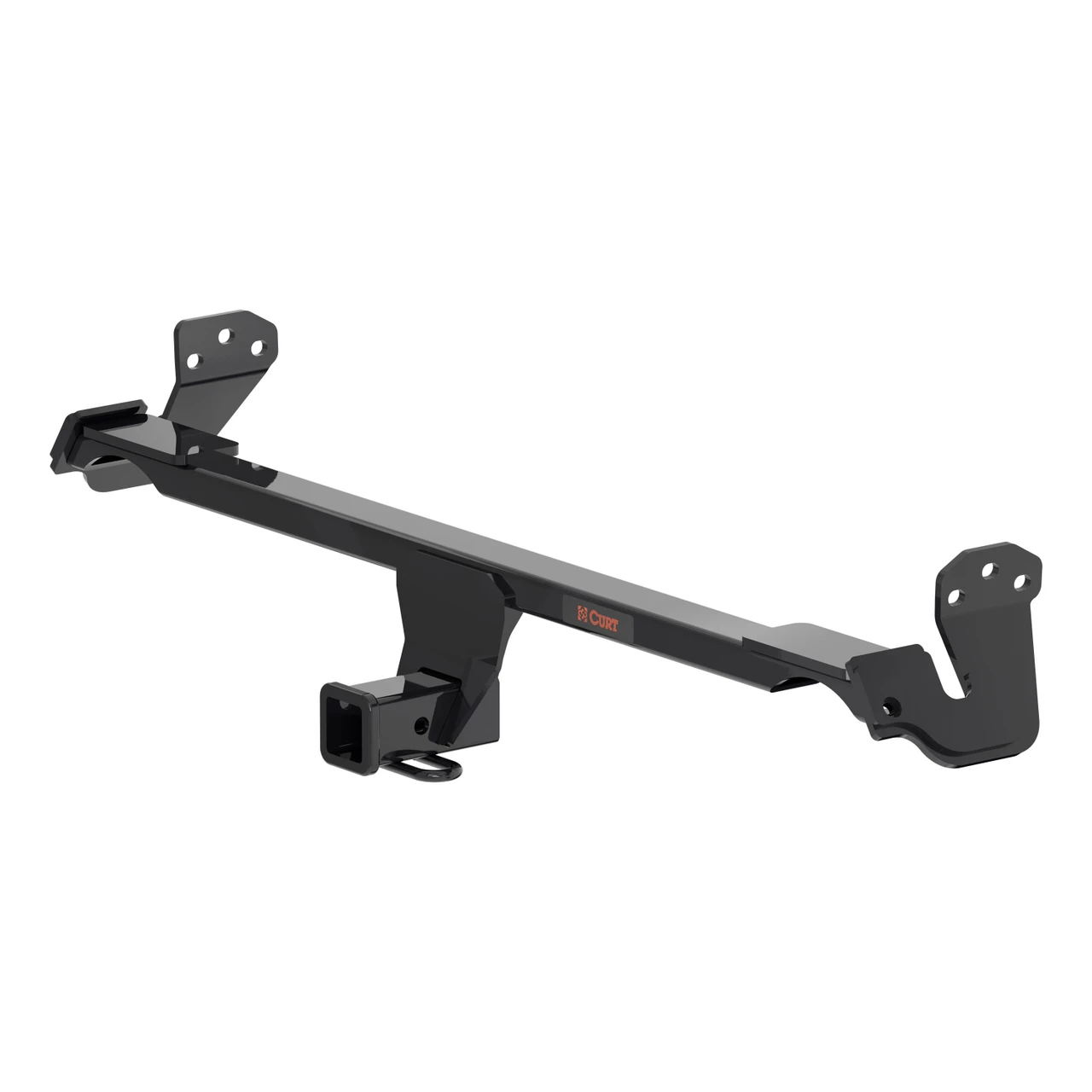 2019 - 2023 Hyundai Kona Electric Curt 2", Class 3 Trailer Tow Hitch + 4-flat Wiring Kit 13610