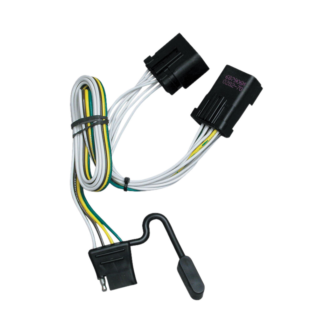 2003-2006 Dodge Sprinter 3500 w/41" Wide Frames, Except 118" Wheelbase & Factory Metal Step Platform Draw-tite Class 3 Trailer Hitch, 2 Inch Square Receiver Bundle w/ Plug-n-Play T-One Wiring Harness