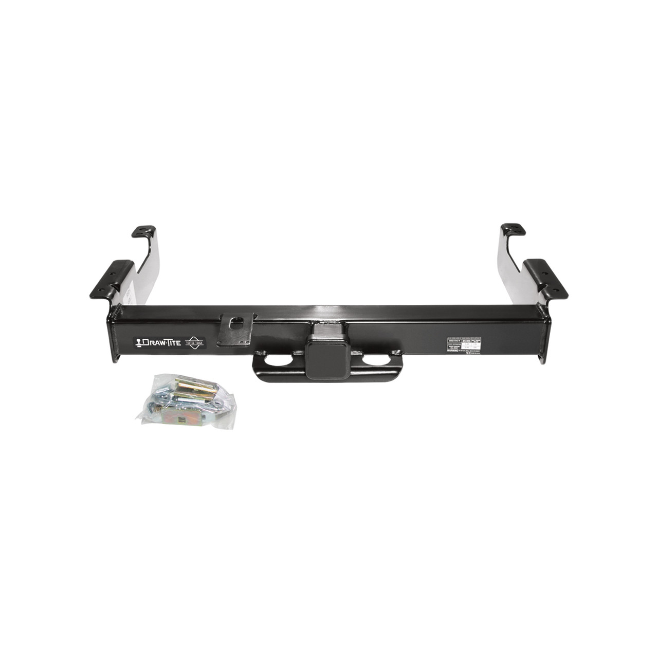 2004-2024 GMC Savana 2500 Draw-Tite Titan Class 5 Trailer Hitch, 2-1/2 Inch Square Receiver Bundle w/ Plug-n-Play T-One Wiring Harness