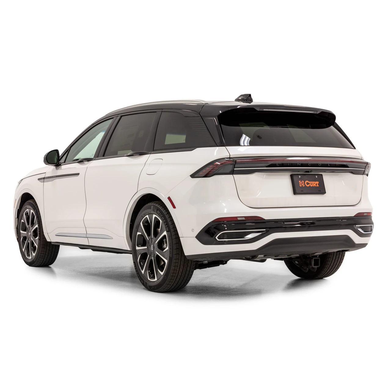 2024 - 2026 Lincoln Nautilus Curt 2" Class 3 Trailer Tow Hitch + 5-Flat Wiring Kit Tow Boat/Utility Trailer with Surge Brakes 13613