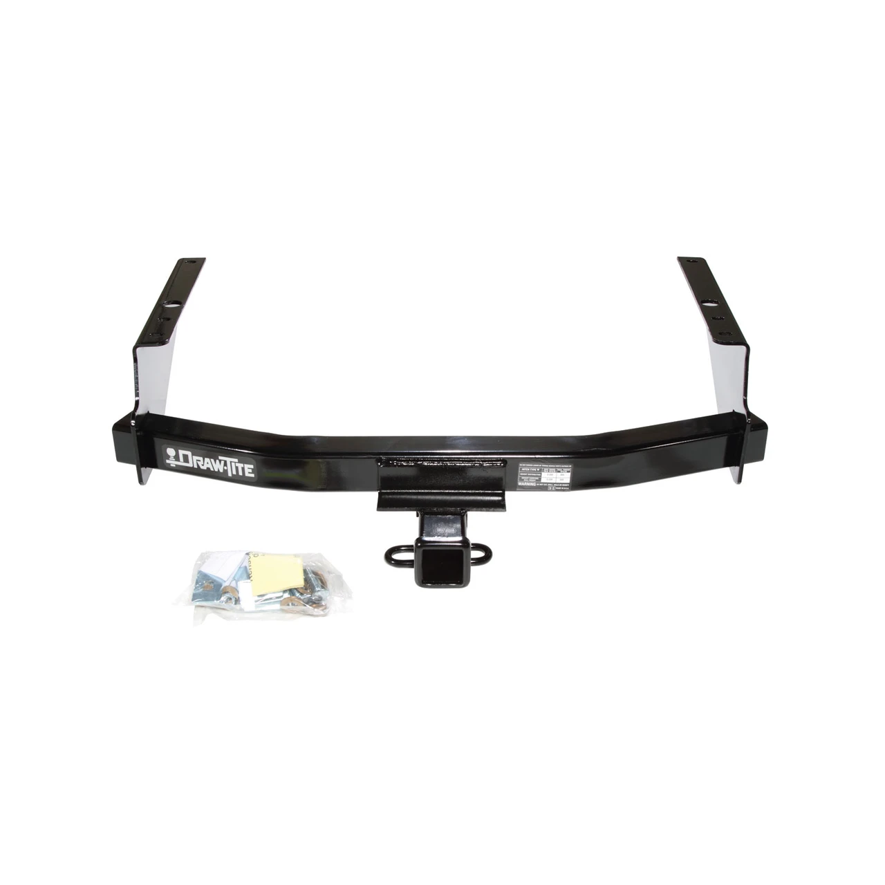 2000-2003 Ford F-150 SuperCrew Draw-tite Class 3 Trailer Hitch, 2 Inch Square Receiver Bundle w/ Plug-n-Play T-One Wiring Harness