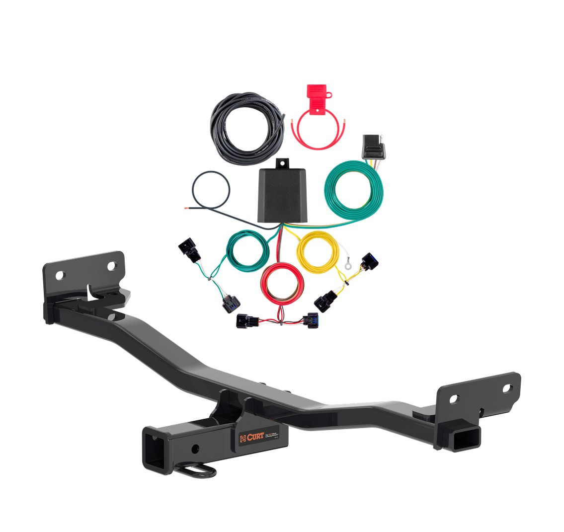 2026 Kia Sportage Curt 2", Class 3 Trailer Tow Hitch + 4-flat Wiring Kit 13485