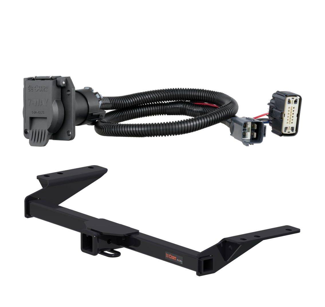 2019 - 2026 Chevrolet Blazer Excluding Premier Curt 2", Class 3 Trailer Tow Hitch + 7-way Wiring Kit 13418