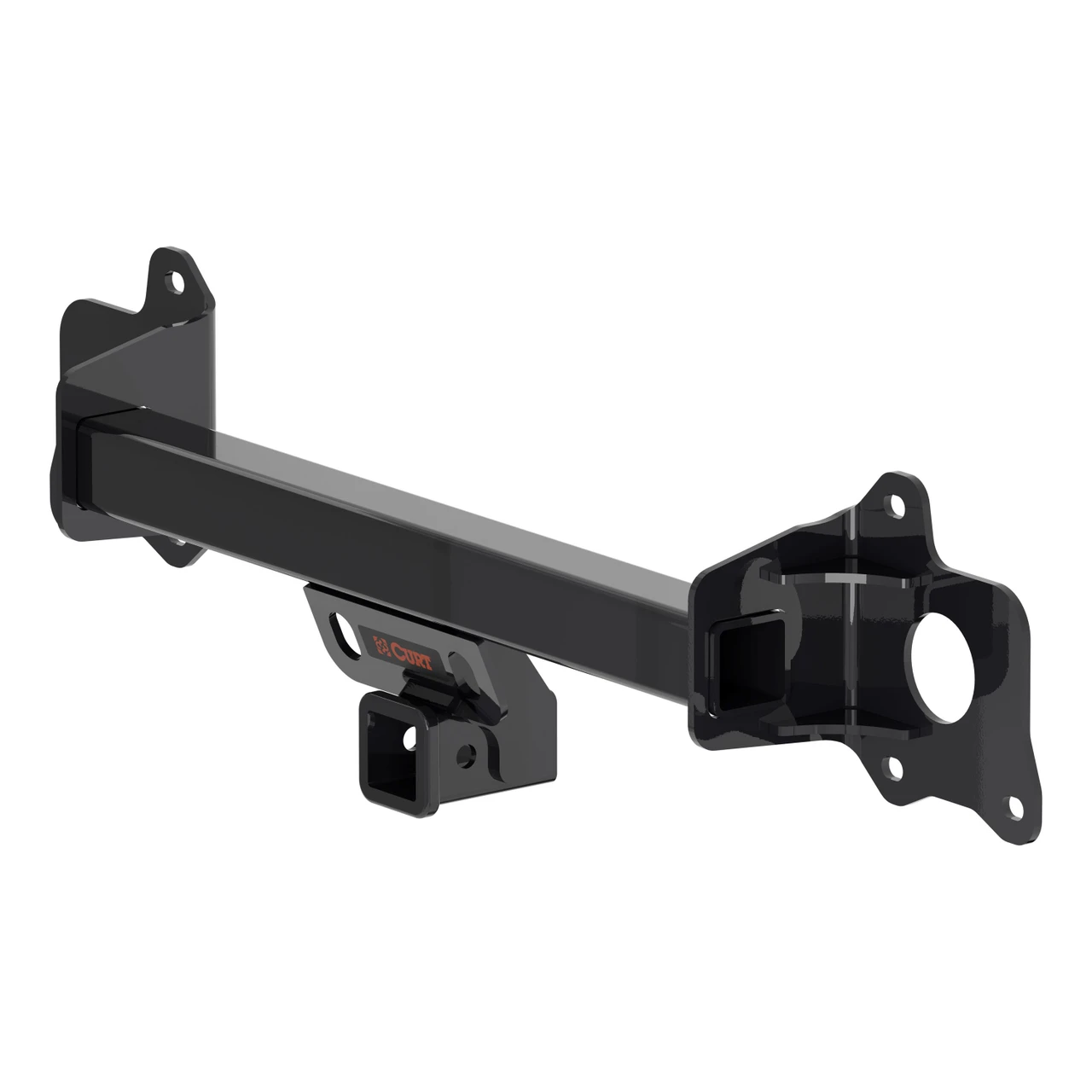 2020 - 2023 Tesla Y Curt 2", Class 3 Trailer Tow Hitch + 4-flat Wiring Kit 13598