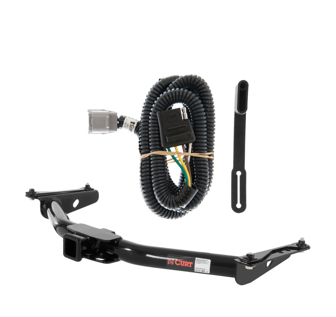 2001 - 2002 Toyota 4Runner Curt 2", Class 3 Trailer Tow Hitch + 4-flat Wiring Kit 13157
