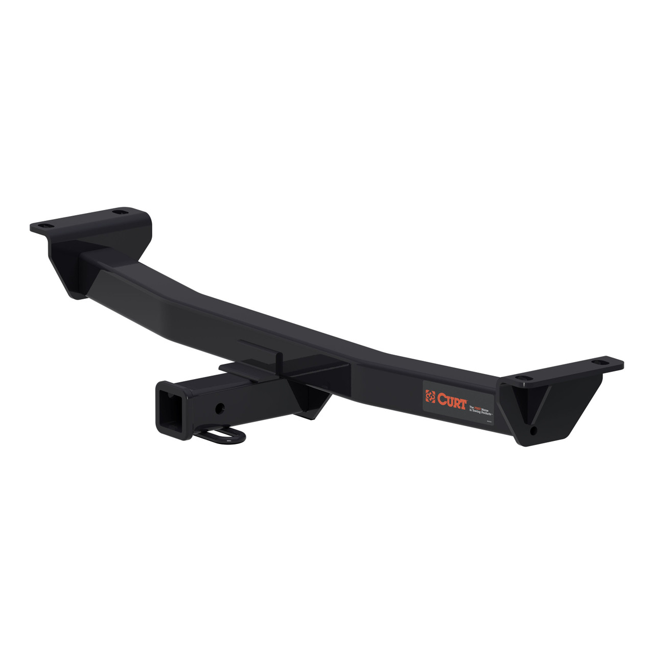 2019 - 2023 Ford Ranger Curt 2" Class 3 Trailer Tow Hitch + 5-Flat Wiring Kit Tow Boat/Utility Trailer with Surge Brakes 13417