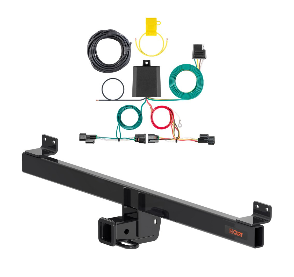 2023 - 2026 Honda HR-V Curt 2", Class 3 Trailer Tow Hitch + 4-flat Wiring Kit 13645