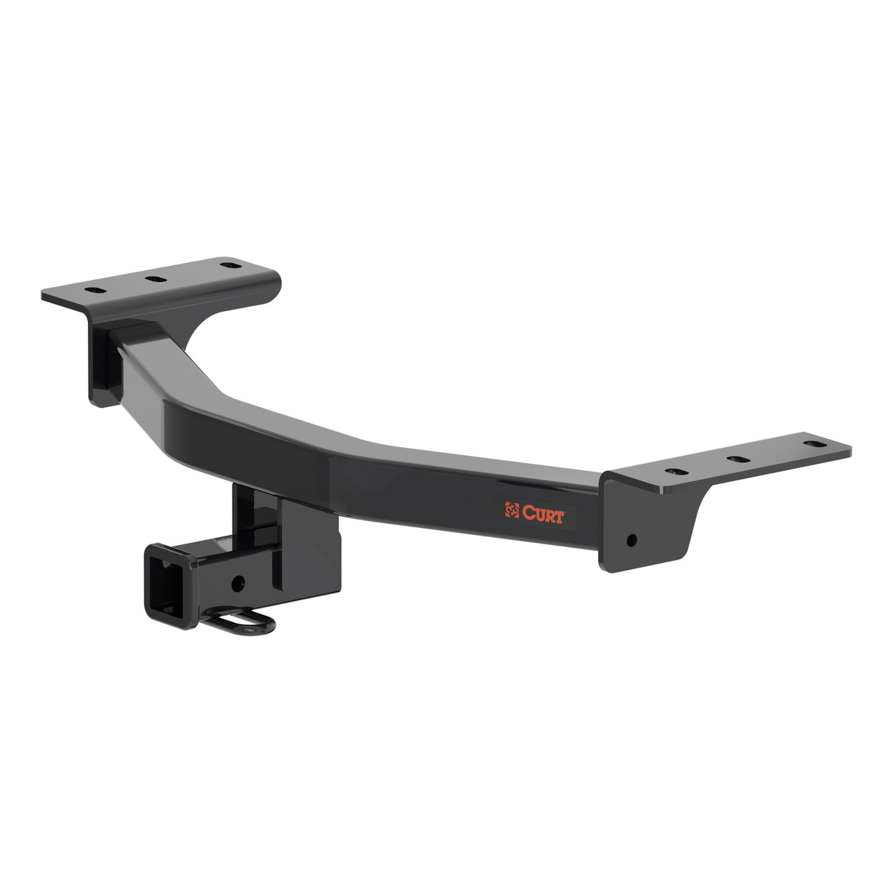 2026 Honda Passport Curt 2" Class 3 Trailer Tow Hitch + 5-Flat Wiring Kit Tow Boat/Utility Trailer with Surge Brakes 13641