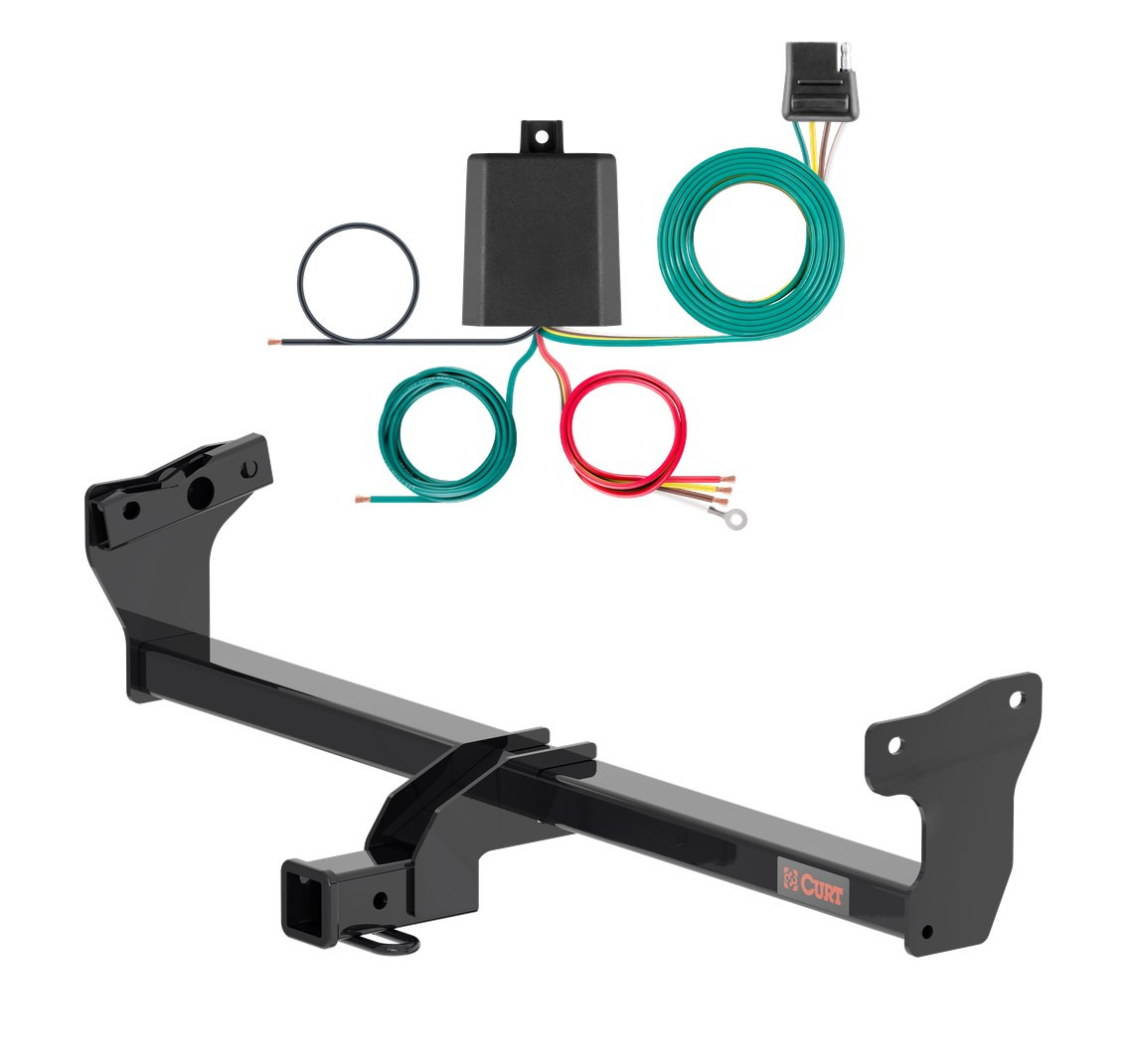 2026 Hyundai Ioniq 9 Curt 2", Class 3 Trailer Tow Hitch + 4-flat Wiring Kit 13644