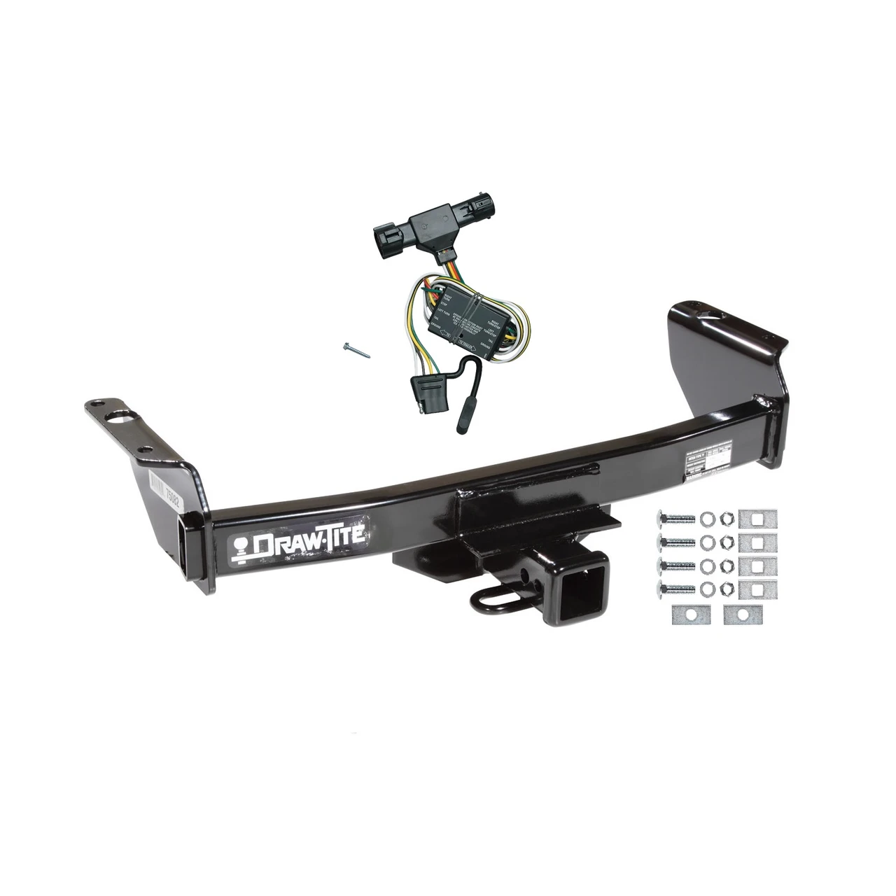 1998-1998 Ford Ranger Draw-tite Class 3 Trailer Hitch, 2 Inch Square Receiver Bundle w/ Plug-n-Play T-One Wiring Harness