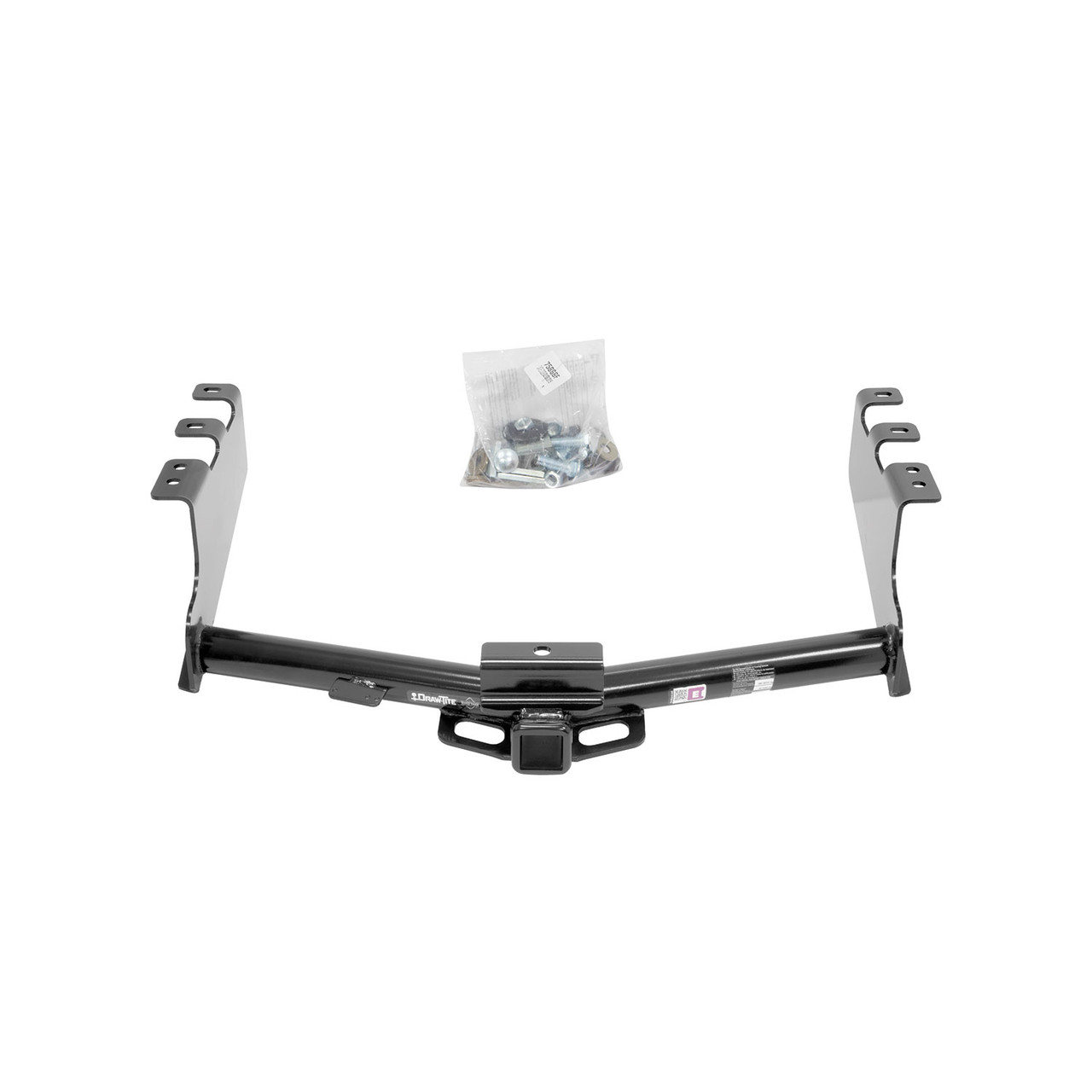 2014-2018 GMC Sierra 1500 LD (Old Body Style) Draw-tite Class 4 Trailer Hitch, 2 Inch Square Receiver Bundle w/ Plug-n-Play T-One Wiring Harness