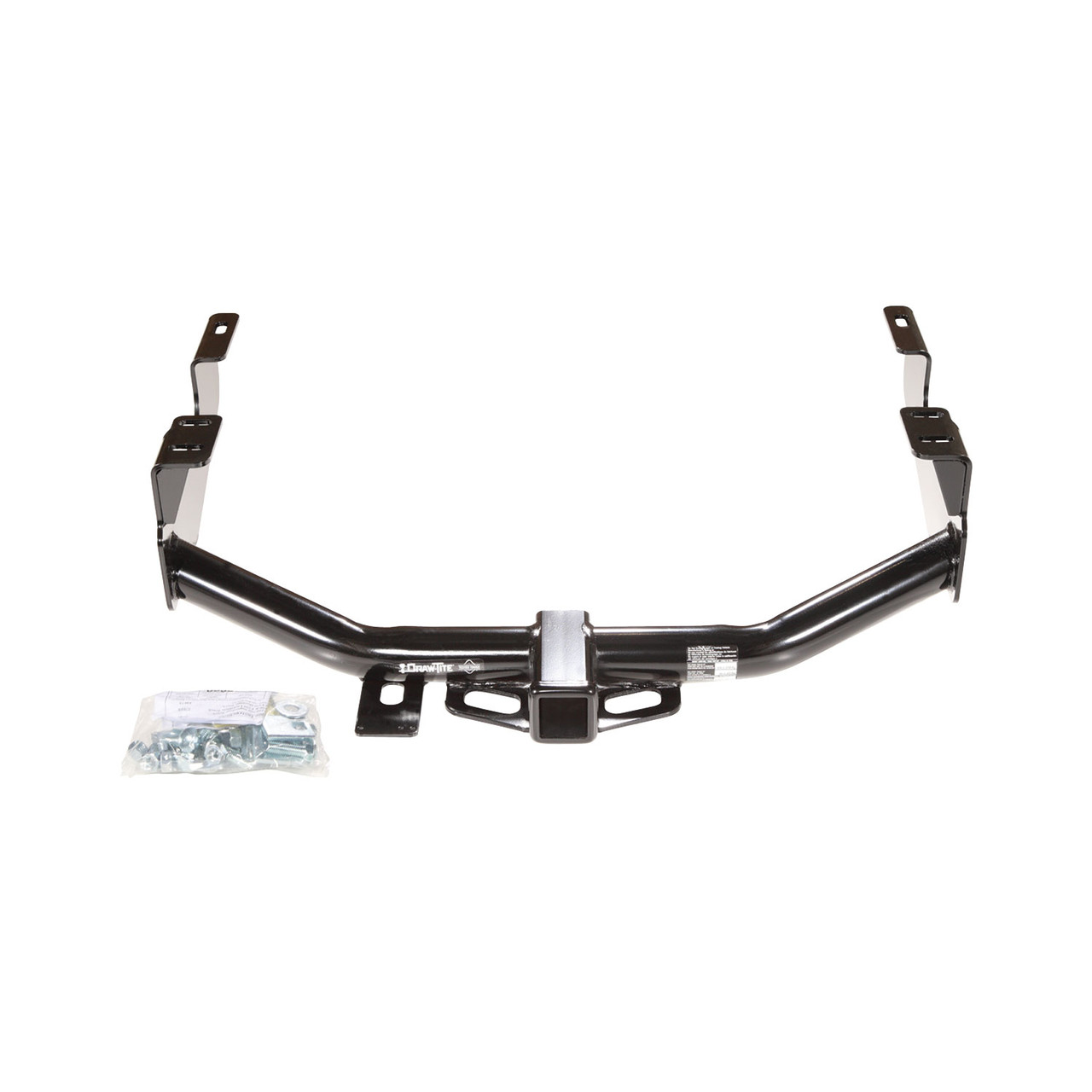 2004-2004 Ford F-150 Heritage Flareside Draw-tite Class 4 Trailer Hitch, 2 Inch Square Receiver Bundle w/ Plug-n-Play T-One Wiring Harness