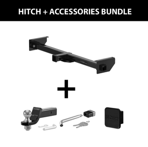 Trailer Hitch + Drawbar + Lock + Cover Bundles