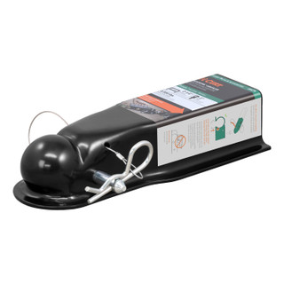 CURT 3,500 lbs QuickPin No-Latch Trailer Coupler for 2-Inch Hitch Ball (2-1/2-In Channel) Trailer Hitch Coupler