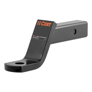 CURT Class 3 Ball Mount, Imported (2" Shank, 7,500 lbss., 4" Drop, 8-1/4" Long) 45850