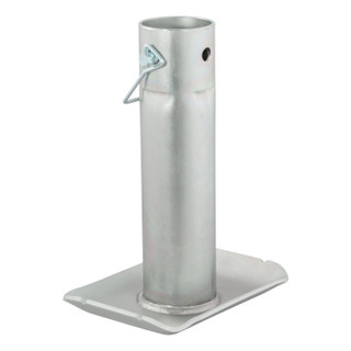 CURT 28274 Trailer Jack Foot, Fits 2-Inch Diameter Tube, Supports 2,000 lbs, 8-1/2-In Height