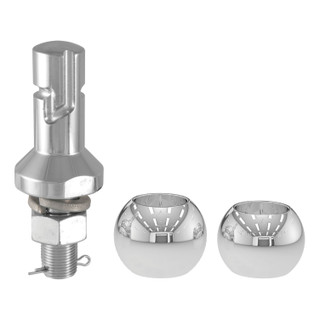 CURT 41782 1-7/8 and 2-Inch Chrome Steel Switch Ball Set, Up to 6,000 lbs. GTW