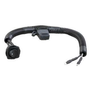 CURT 58435 Short-Lead Mini Fuse Bypass Switch for RV Dinghy Towing